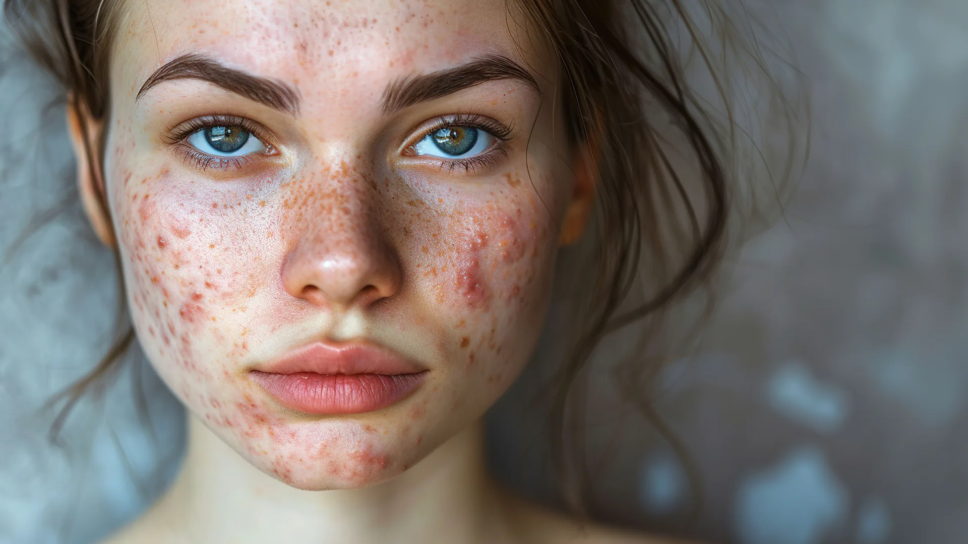 Resizable background Image to represent Acne Scarring