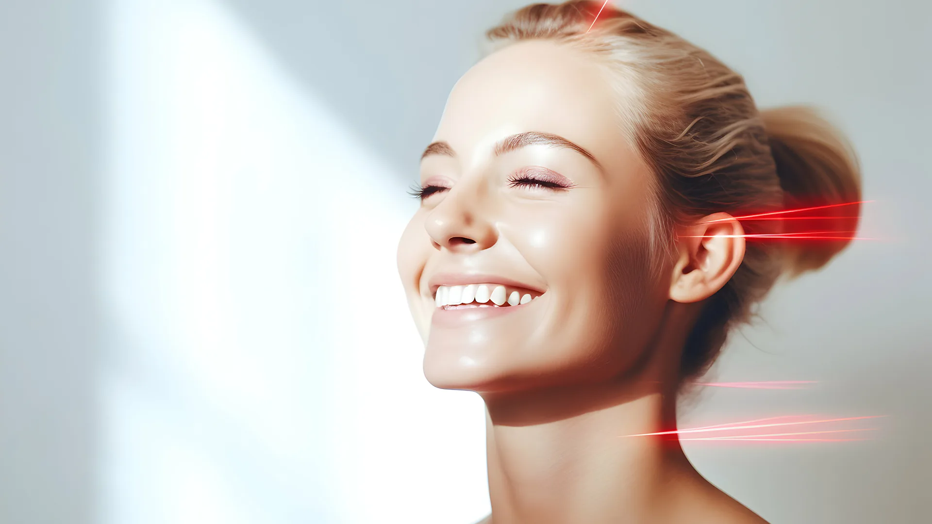 Resizable background Image to represent Laser Skin Resurfacing Treatment 